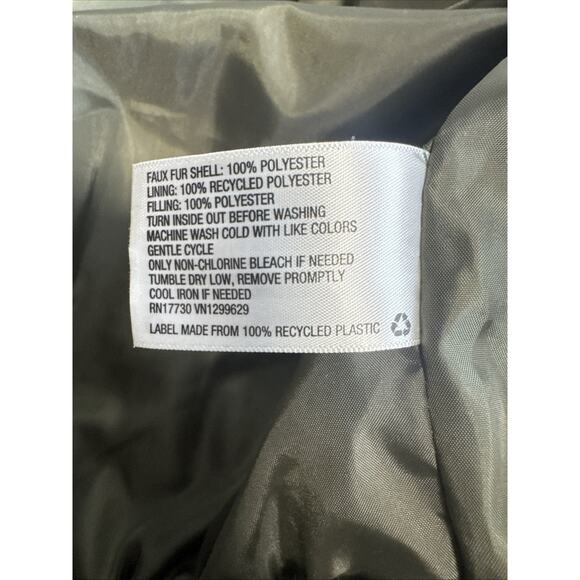 Women's Full Zip Sherpa Bomber Jacket - Wild Fable Green XL Y2K Look - Picture 12 of 12